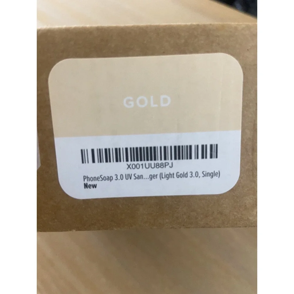 PHONE SOAP V.3 UV CELL PHONE SANITIZER and CHARGER - GOLD